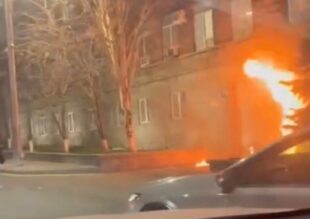 Տղամարդը փորձել է հրկիզել ԱԱԾ շենքը