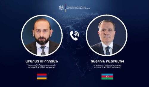 Արարատ Միրզոյանն ու Ջեյհուն Բայրամովը հեռախոսազրույց են ունեցել