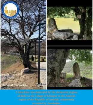 Արցախում ադրբեջանցիները ոչնչացրել են 12-րդ դարի խաչքար