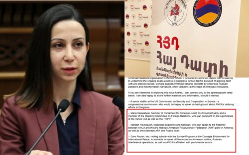 Մարիա Կարապետյանը հերքում է Հայ Դատի դեմ աշխատելու լուրերը