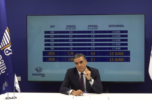 Պաշտպանական ծախսերի ֆինանսավորումը չի կարող լինել ՀՆԱ-ի 8 տոկոսից ցածր․ Արման Թաթոյանը ներկայացրել է խաղաղության երաշխավորման իրենց ծրագիրը
