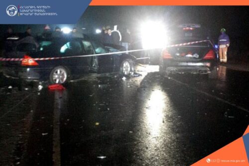 Մահվան ելքով վթար Չարենցավան-Ֆանտան ճանապարհին․ կա 4 վիրավոր