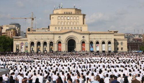 Շահին Մուստաֆաևի՝ Հայաստան այցի օրը Հանրապետության հրապարակում ոչ թե հանրահավաք էր դրա դեմ, այլ պարի ֆեստիվալ․ Վլադիմիր Մարտիրոսյան