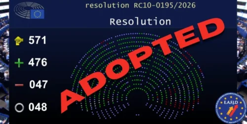 ՀՅԴ Հայ դատի Եվրոպայի գրասենյակը ողջունում է Եվրոպական խորհրդարանի բանաձևը