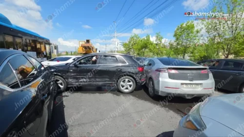 Շղթայական ավտովթար Երևանում․ կա տուժած․ shamshyan.com