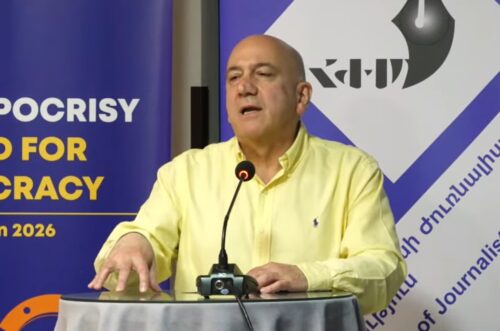 Stop hypocrisy, stand for democracy․ Արամ Աբրահամյանը՝ լրագրողների ճնշումների մասին