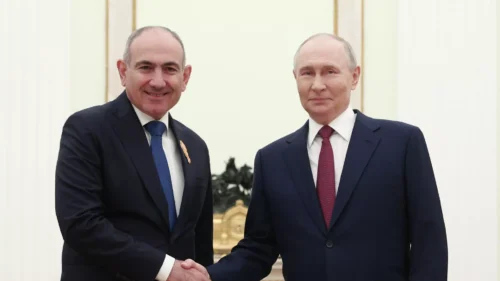 Պուտինը շնորհավորել է Փաշինյանին ծննդյան օրվա կապակցությամբ