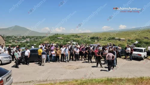 Գեղաշենցիները պահանջում են մեկընդմիշտ փակել գյուղը թունավորող ավազի հանքի շահագործման թեման