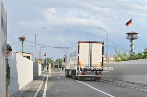 Հայ-թուրքական սահմանի Մարգարայի անցակետով Լիբանան են ուղևորվել Հայաստանի հումանիտար օգնության բեռնատարները