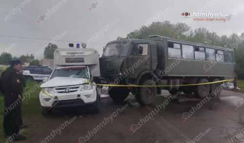 Գեղարքունիքում «Կամազ»-ը բախվել է շտապօգնության մեքենային․ վիրավորներ կան