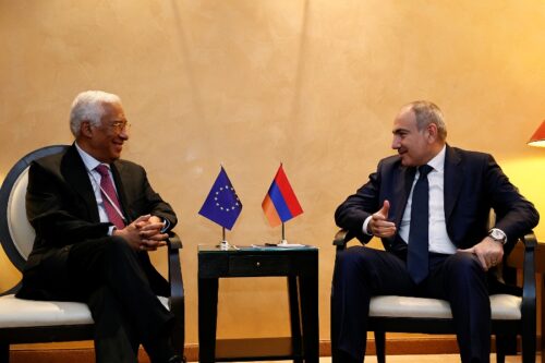 Միասին ԵՄ-ն և Հայաստանը կառուցում են ավելի ամուր մարդկային կապեր և ստեղծում նոր հնարավորություններ․ Անտոնիու Կոշտան՝ Փաշինյանին