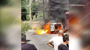 Խոշոր հրդեհ ու պայթյուն՝ Նորքի 9-րդ զանգվածում․ 5 շենք մնացել է առանց հոսանքի