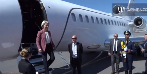 Ուրսուլա ֆոն դեր Լայենը Երևանում է