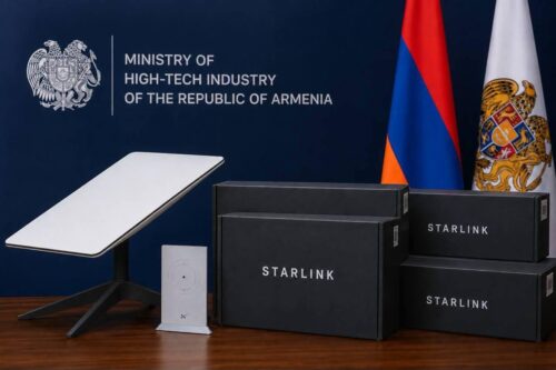 Starlink-ը Հայաստանին նվիրաբերել է ևս 56 սարքավորում՝ արտակարգ իրավիճակներում ինտերնետ կապի կայունությունն ամրապնդելու նպատակով․ ԲՏԱ նախարար