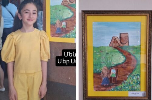 11-ամյա Եվայի «հակապետական» նկարը 1800 դոլարով գնել է մոսկվաբնակ արցախցի Աղաբեկյանը. «Առավոտ»