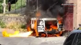 Խոշոր հրդեհ ու պայթյուն՝ Նորքի 9-րդ զանգվածում․ 5 շենք մնացել է առանց հոսանքի