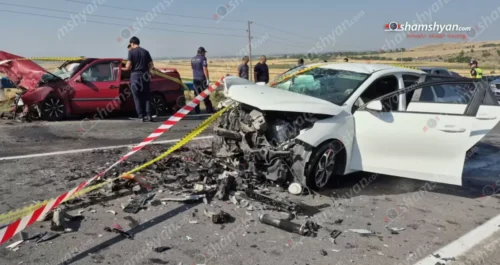 Խոշոր ավտովթար Շիրակի մարզում․ կա 1 զոհ և 4 վիրավոր