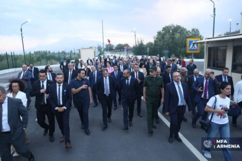 Հայաստան-Թուրքիա սահմանի «Մարգարա» անցակետ են այցելել ԱԳՆ ղեկավար կազմը և արտերկրում ՀՀ դեսպանները