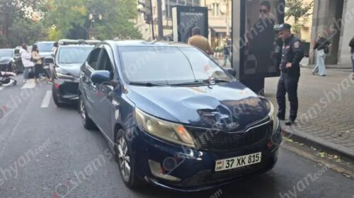 «Մոսկվա» կինոթատրոնի մոտ 42-ամյա վարորդը «Kia»-ով վրաերթի է ենթարկել հետիոտնի․ վերջինը տեղափոխվել է հիվանդանոց․ Shamshyan.com
