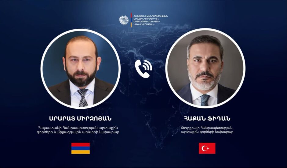 Արարատ Միրզոյանը թուրք գործընկերոջ հետ հեռախոսազրույց է ունեցել․ ի՞նչ են քննարկել